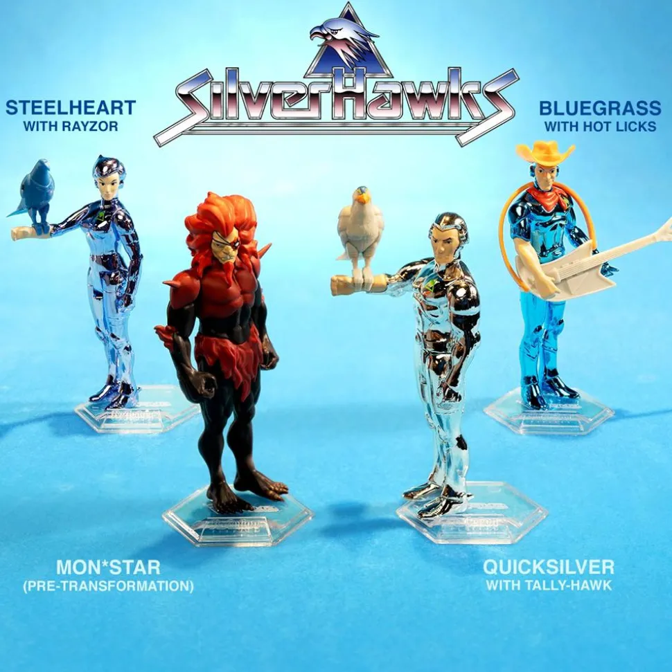 SilverHawks (1986) - Mon*Star (Pre-Transformation) ReAction 3.75" Action Figure (Wave 1)