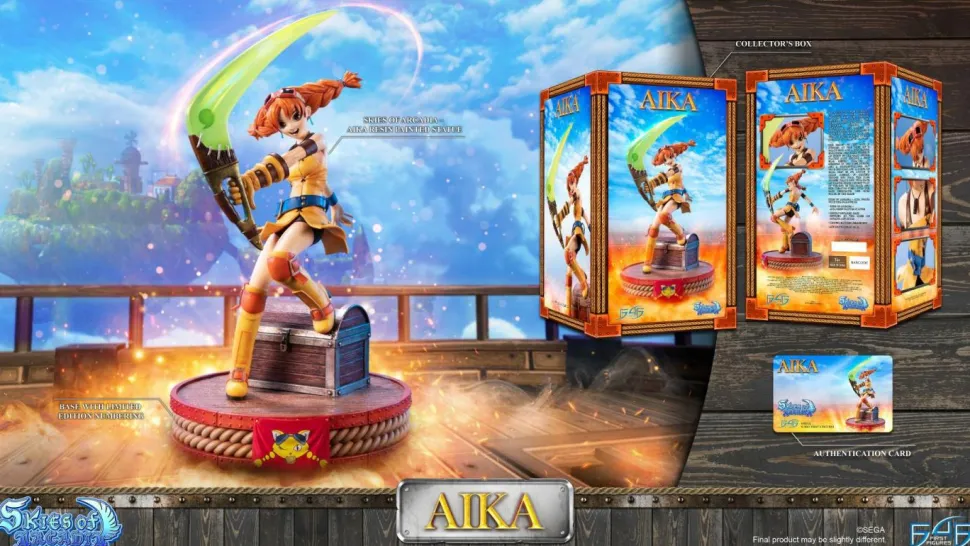Skies of Arcadia - Aika 15” Statue