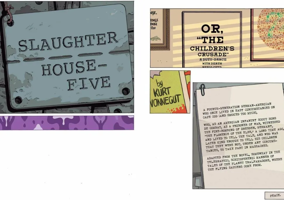 Slaughterhouse-Five: The Graphic Novel by Ryan North & Kurt Vonnegut Hardcover Book