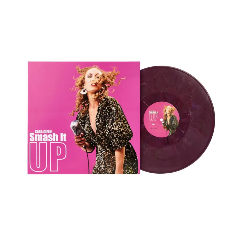 Smash It Up - Kara Ciezki LP Vinyl Record (Recycled Plum Marble Coloured Vinyl)