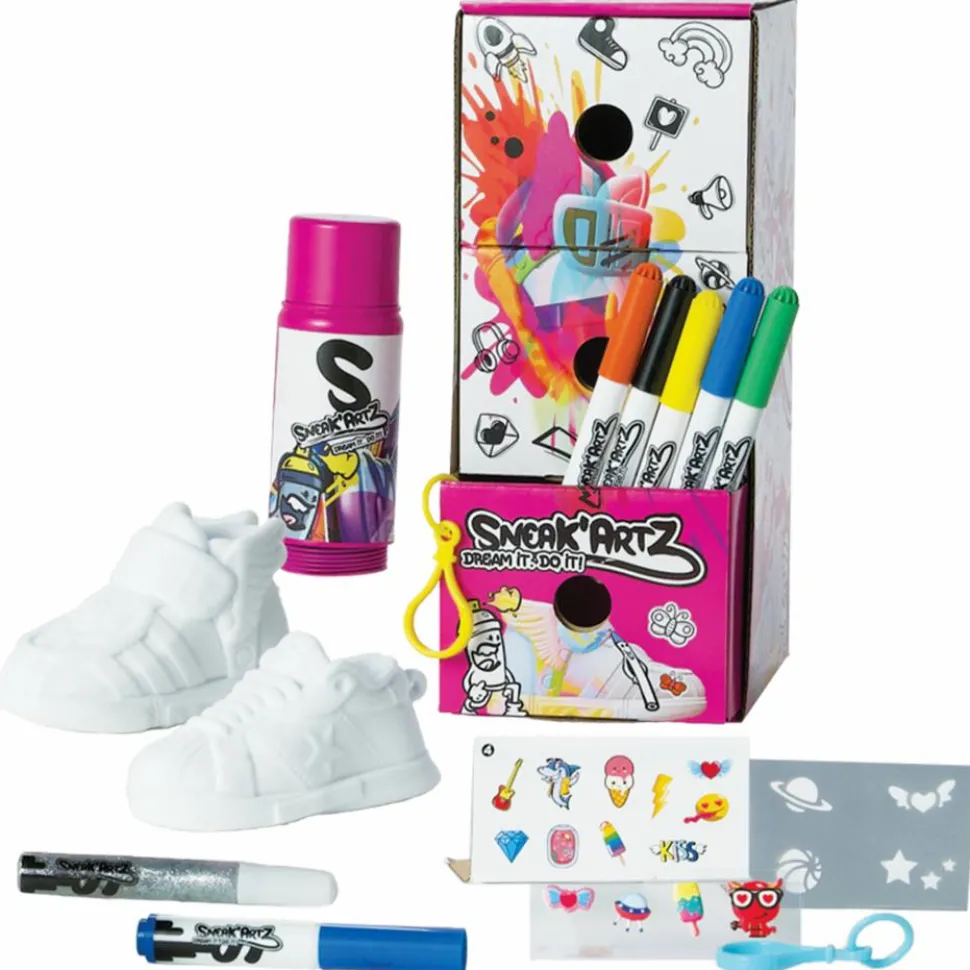 Sneak’Artz - Bumper Fun DIY Shoe Blind Box 4" Vinyl Figure 2-Pack