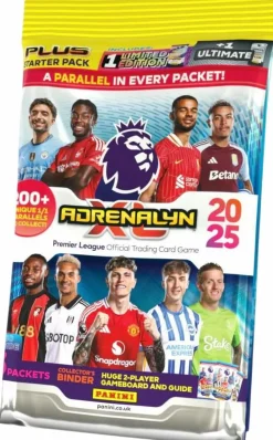 Soccer - 2025 Premier League Panini Adrenalyn XL Plus Soccer Trading Cards Starter Pack