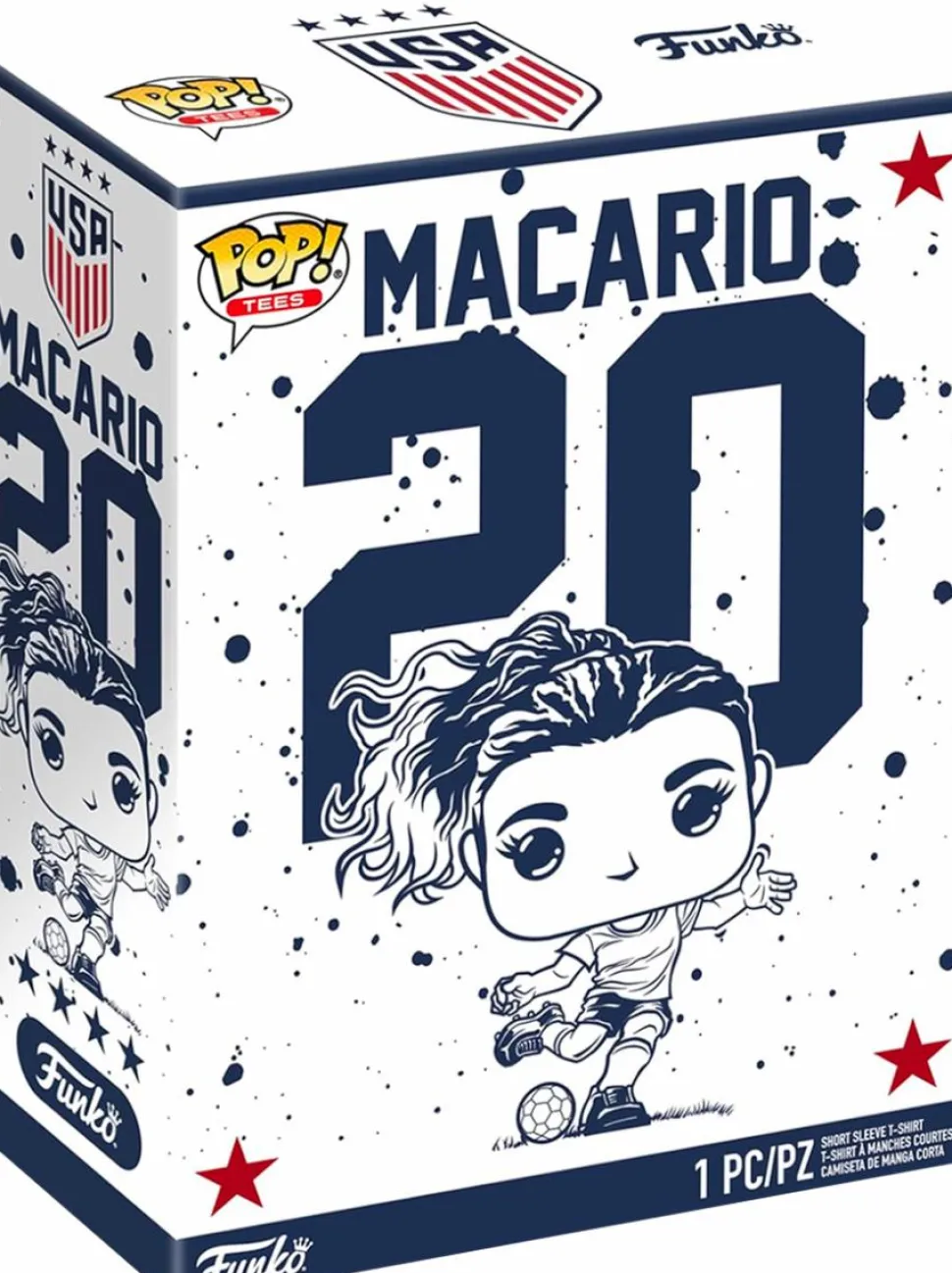 Soccer - Catarina Macario USA (USWNT) Pop! Tees Unisex Red T-Shirt