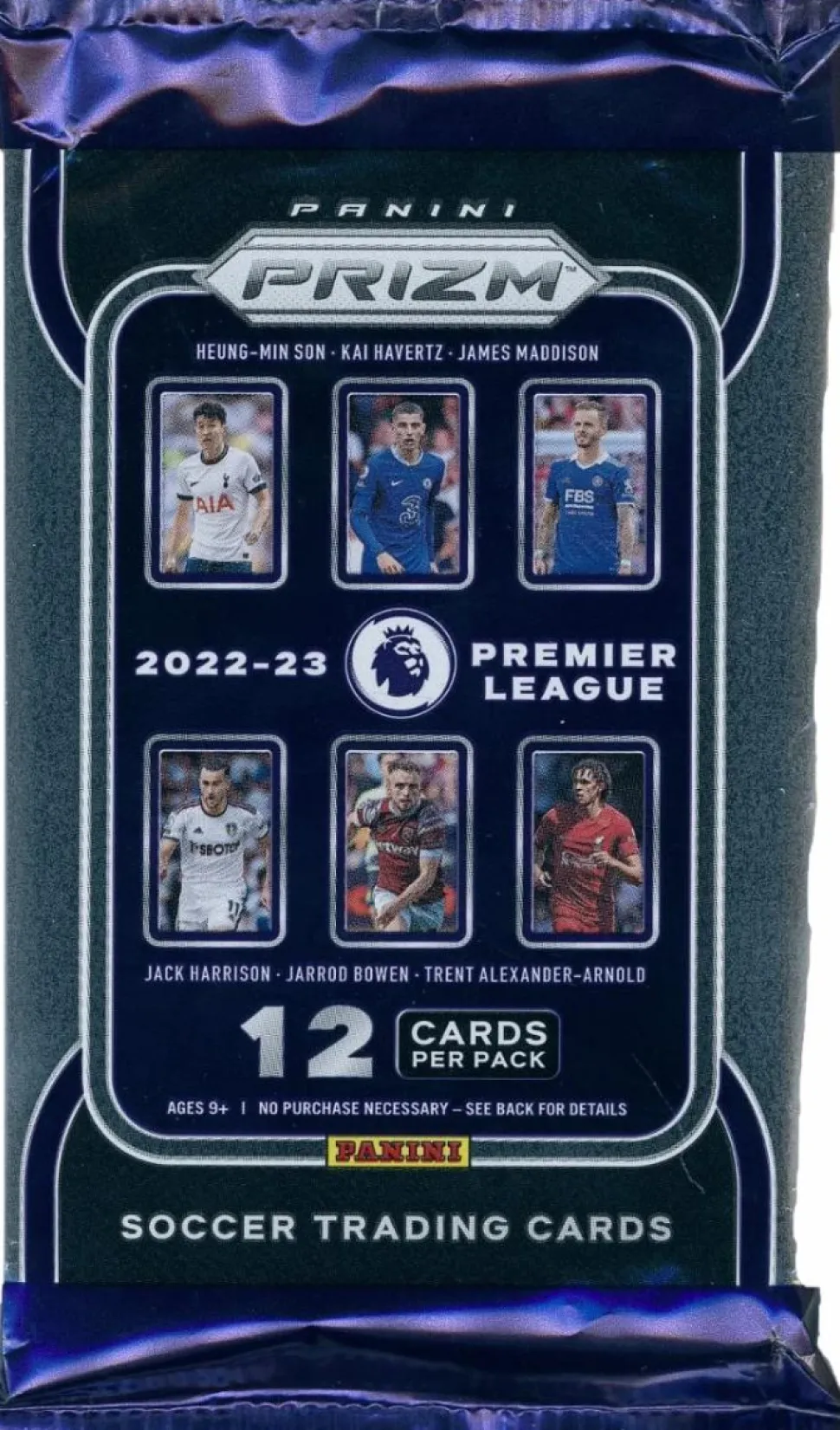 Soccer - Panini 2022/23 Prizm Premier League Soccer Trading Cards Hobby Pack (12 Cards)