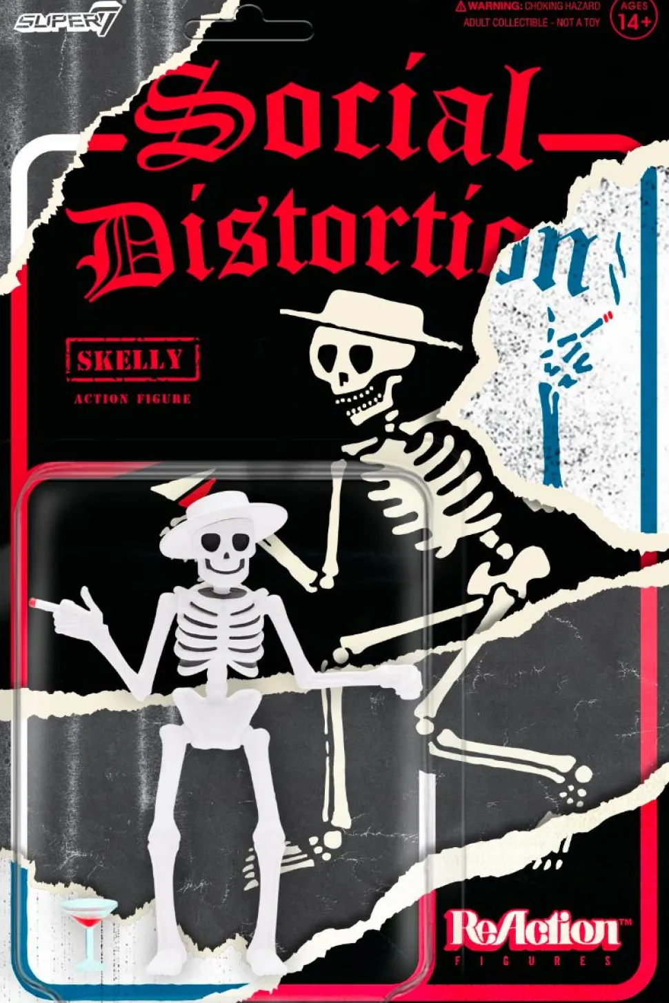 Social Distortion - Skully ReAction 3.75” Action Figure