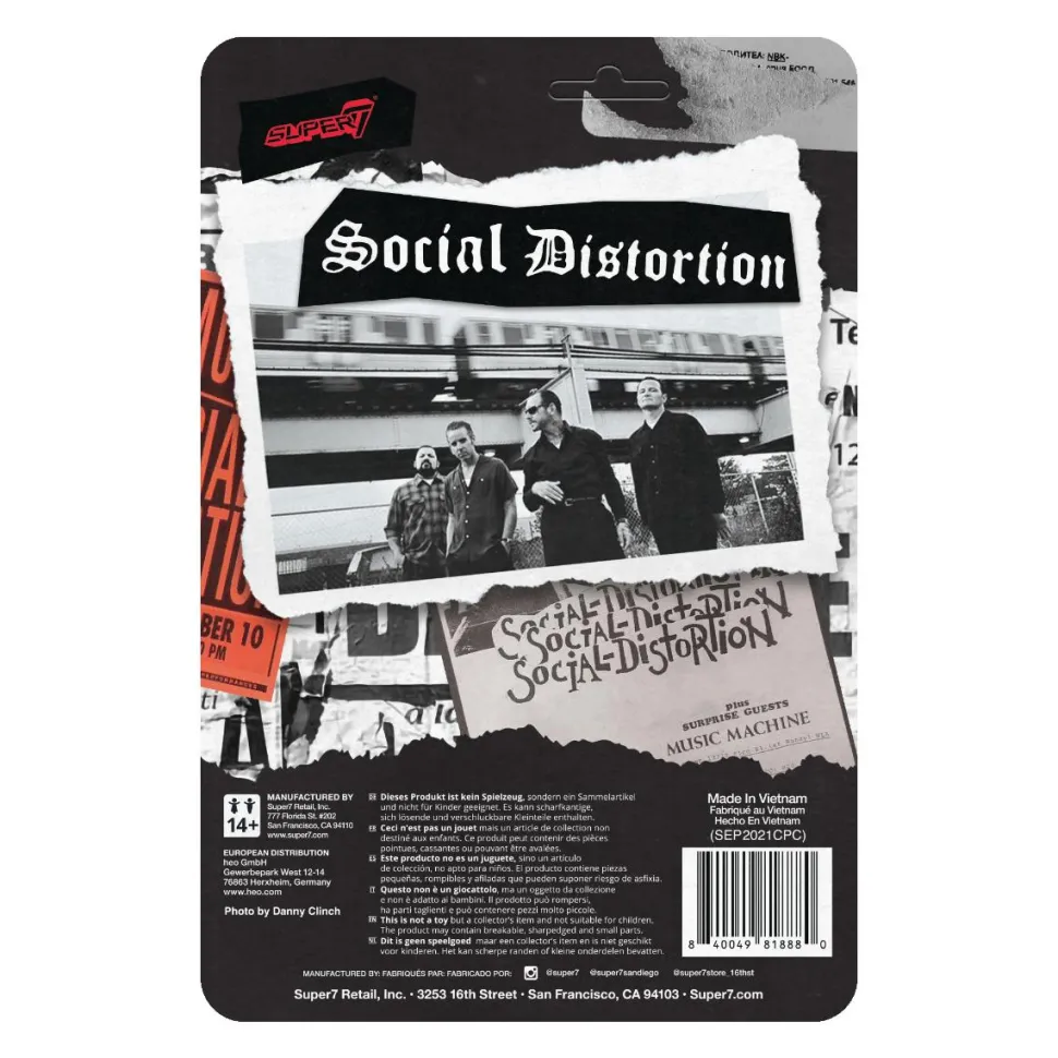 Social Distortion - Skully ReAction 3.75” Action Figure