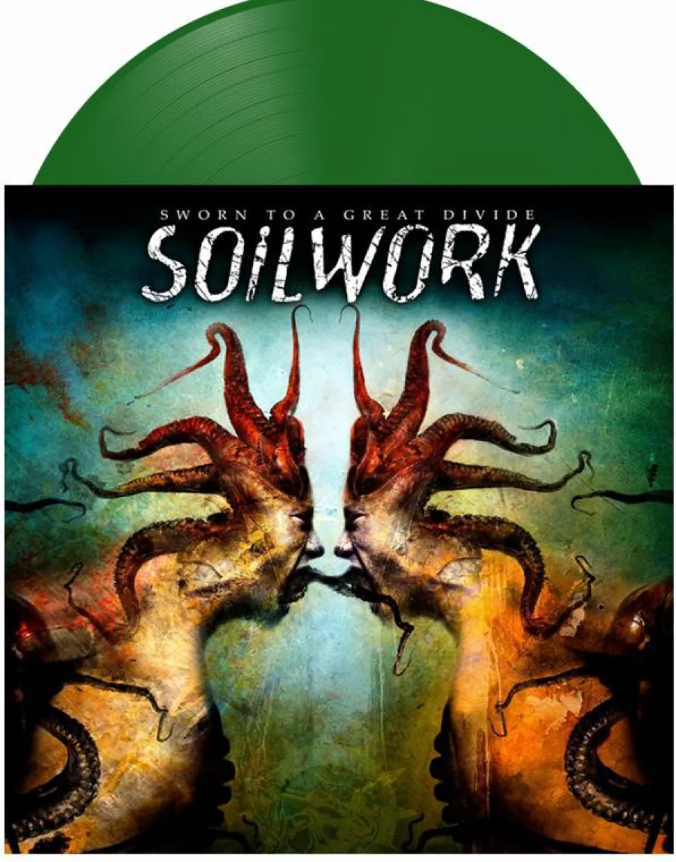 Soilwork - Sworn to a Great Divide LP Vinyl Record (Transparent Green Coloured Vinyl)