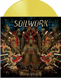 Soilwork - The Panic Broadcast LP Vinyl Record (Transparent Yellow Coloured Vinyl)