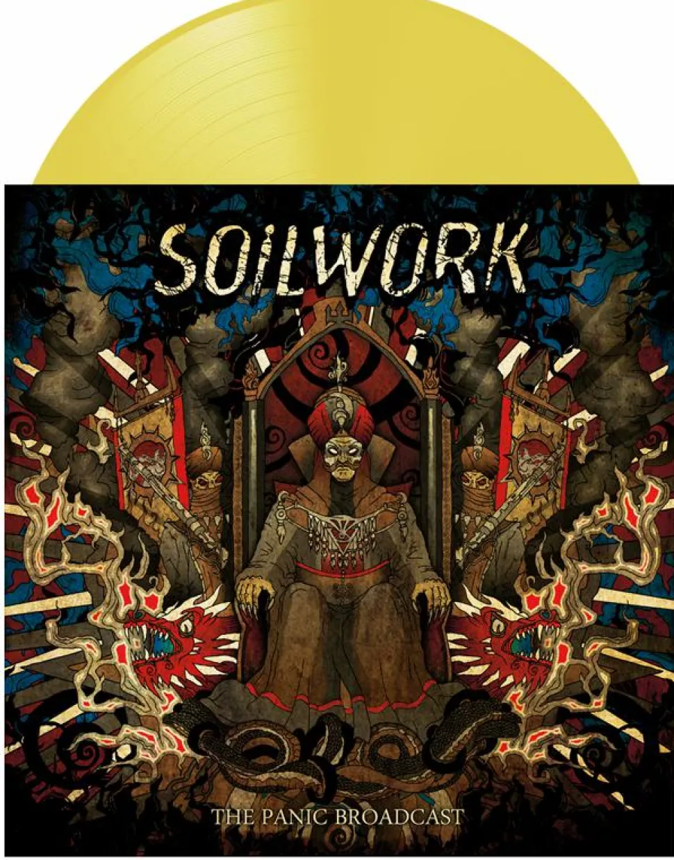 Soilwork - The Panic Broadcast LP Vinyl Record (Transparent Yellow Coloured Vinyl)