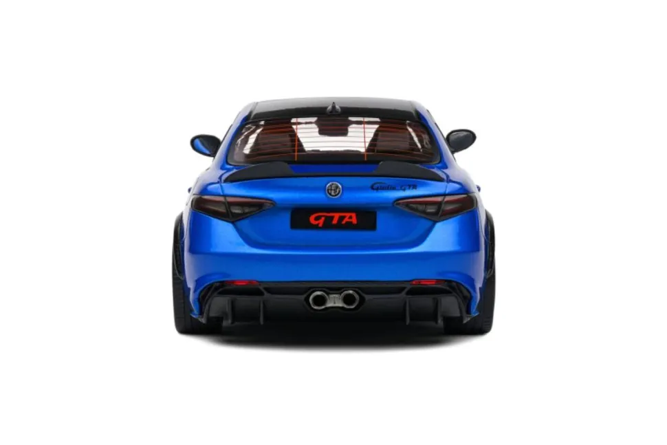 Solido Cars - Anodised Blue 2022 Alfa Romeo Giulia GTA 1/18th Scale Die-Cast Vehicle Replica