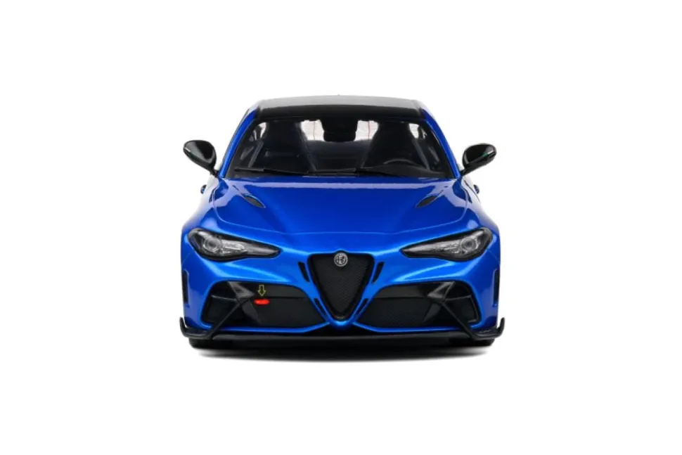 Solido Cars - Anodised Blue 2022 Alfa Romeo Giulia GTA 1/18th Scale Die-Cast Vehicle Replica