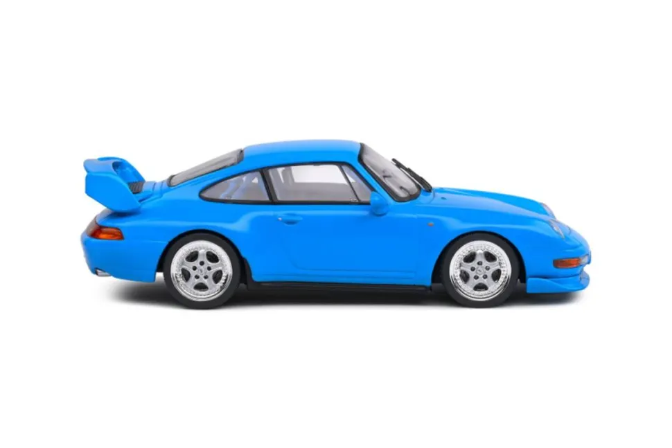 Solido Cars - Blue 1993 Porsche 911 (993) RS Clubsport 1/43 Scale Die-Cast Vehicle Replica