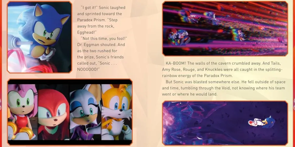 Sonic Prime - Sonic vs. New Yoke City Paperback Book