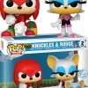 Sonic The Hedgehog - Knuckles & Rouge Pop! Vinyl 2-Pack