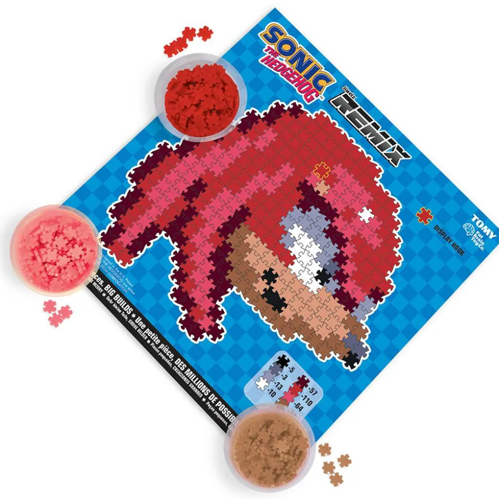 Sonic the Hedgehog - Knuckles Jixelz Remix Jigsaw Puzzle (300+ Pieces)