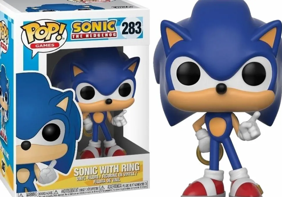 Sonic the Hedgehog - Sonic with Ring Pop! Vinyl Figure