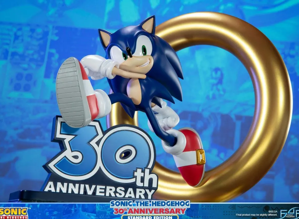 Sonic the Hedgehog - Sonic the Hedgehog 30th Anniversary 16” Statue