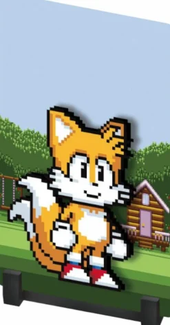 Sonic the Hedgehog - Tails FiGGYZ Pixel Art 4.3" PVC Magnet