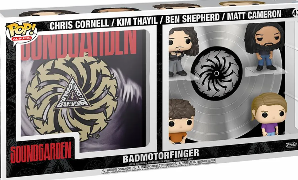 Soundgarden - Badmotorfinger Deluxe Pop! Albums Vinyl Figure 4-Pack