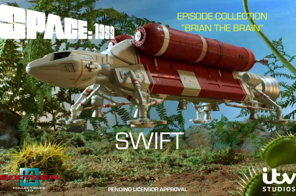 Space: 1999 - SWIFT Spaceship Deluxe Die-Cast 14” Replica