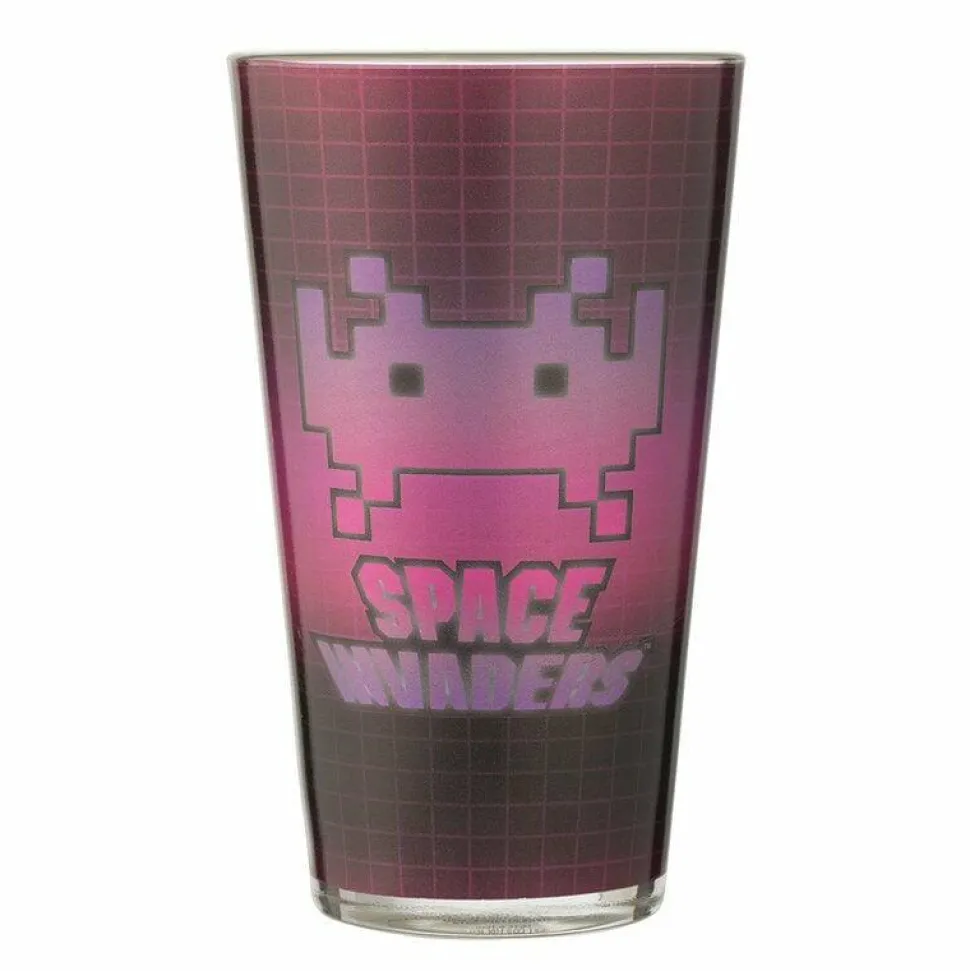 Space Invaders - Laser Decal Glass 2-Pack