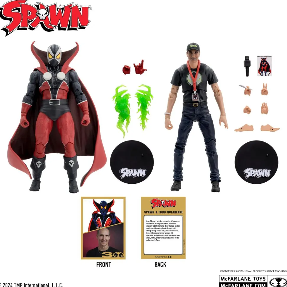 Spawn - Spawn & Todd McFarlane 30th Anniversary 7" Scale Action Figure 2-Pack