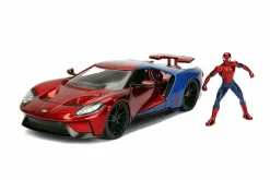 Spider-Man - 2017 Ford GT with Spider-Man 1/24th Scale Hollywood Rides Die-Cast Vehicle