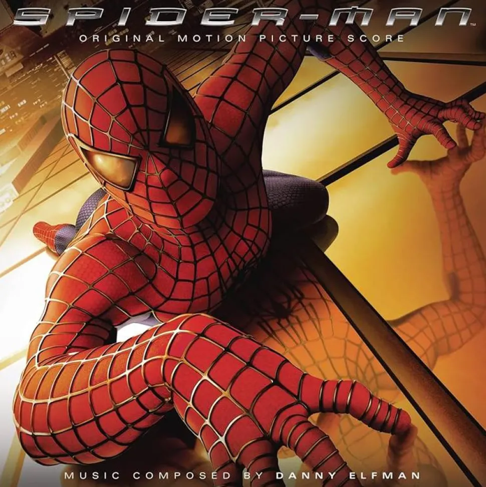 Spider-Man (2002) - Original Motion Picture Score by Danny Elfman 20th Anniversary LP Vinyl Record (Silver Coloured Vinyl)