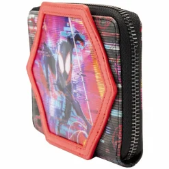 Spider-Man - Across the Spider-Verse Lenticular Glow in the Dark 4” Faux Leather Zip-Around Wallet