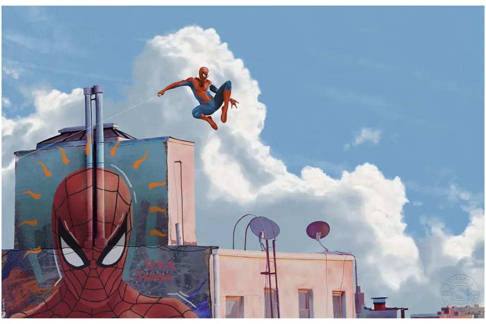 Spider-Man - Peter Parker Fine Art Print by Royalston