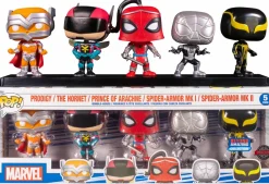 Spider-Man - Prodigy, The Hornet, Prince of Arachne, Spider-Armor Mk I & Spider-Armor Mk II Pop! Vinyl Figure 5-Pack
