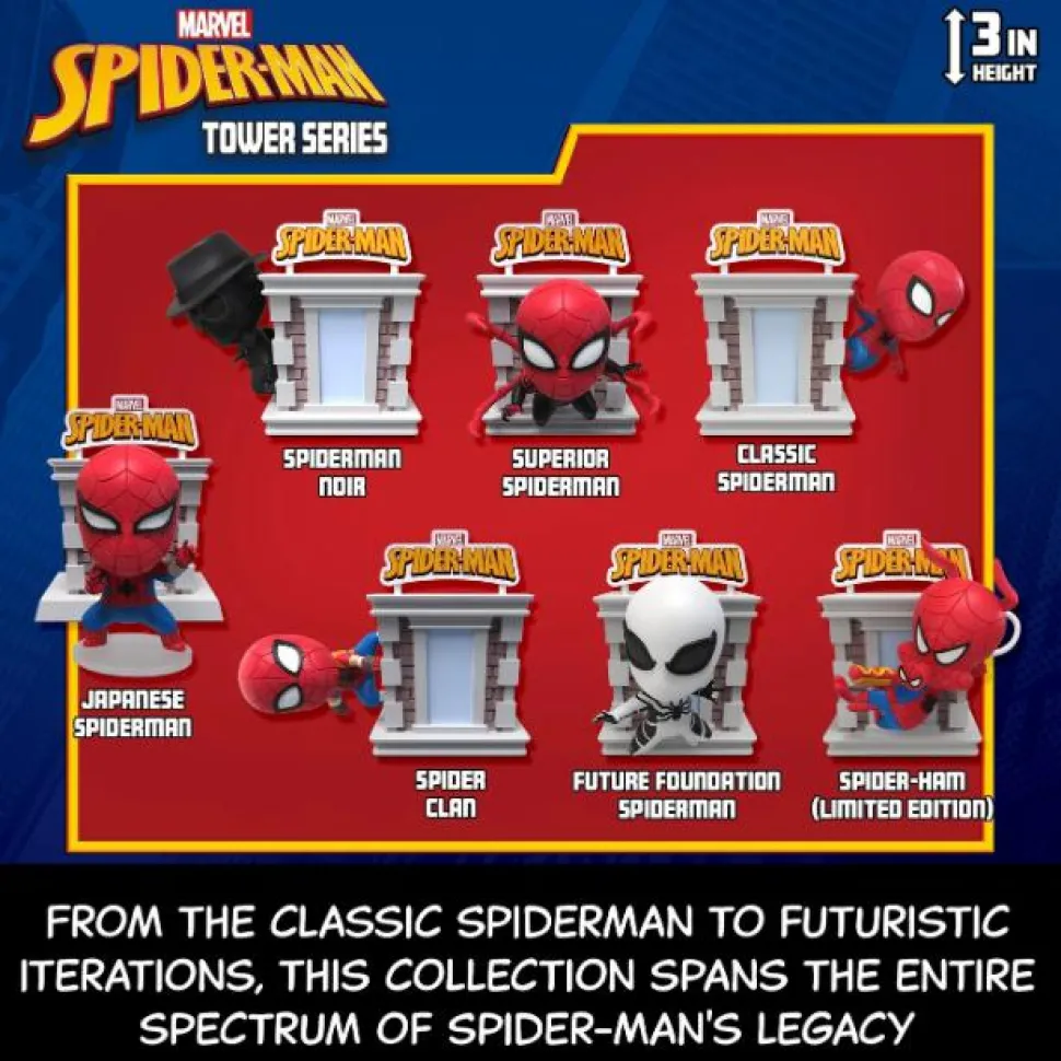 Spider-Man - Spider-Man Noir Tower Series Hero Box 3" Vinyl Figure