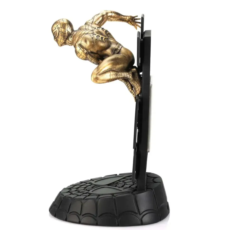 Spider-Man - Spider-Man Origins Limited Edition 9" Gilt Pewter Statue