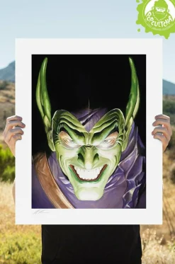 Spider-Man - Spider-Man: Portraits of Heroism & Green Goblin: Portraits of Villainy Set Fine Art Print Set by Alex Ross (Set of 2)