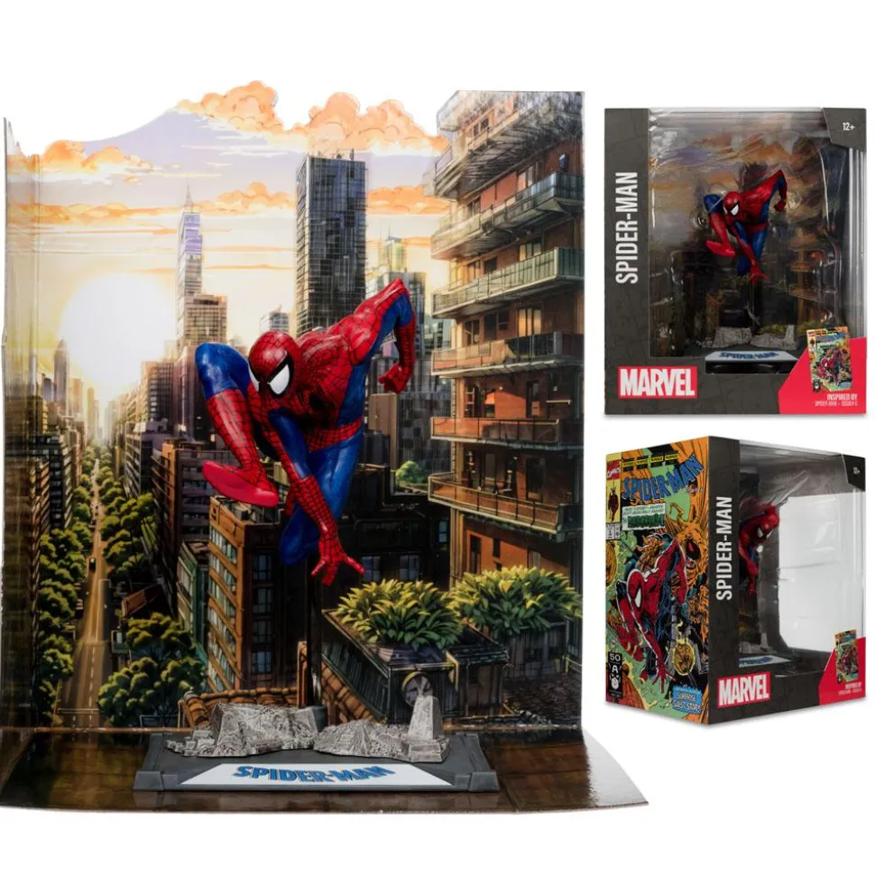 Spider-Man - Spider-Man (Spider-Man #6) by Todd McFarlane 1/10th Scale Posed Figure