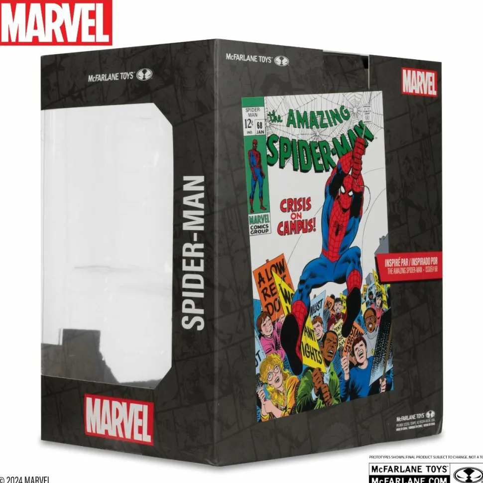 Spider-Man - Spider-Man (The Amazing Spider-Man #68) Gold Label 1/10th Scale PVC Posed Figure