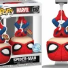 Spider-Man - Upside Down Spider-Man with Hot Dog Pop! Vinyl Figure