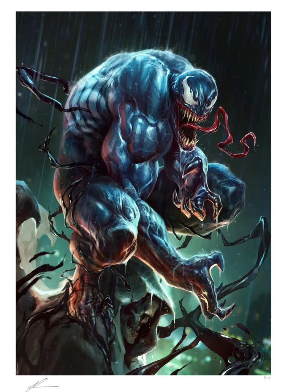 Spider-Man - Venom Fine Art Print by Richard Luong