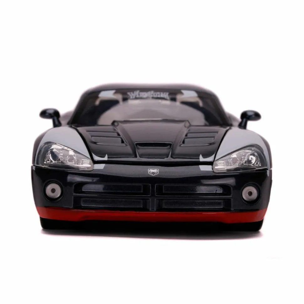 Spider-Man - Venom with 2008 Dodge Viper SRT10 1/24th Scale Hollywood Rides Die-Cast Vehicle Replica