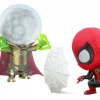 Spider-Man: Far From Home - Spider-Man & Mysterio Cosbaby 3.75” Hot Toys Bobble-Head Figure 2-Pack