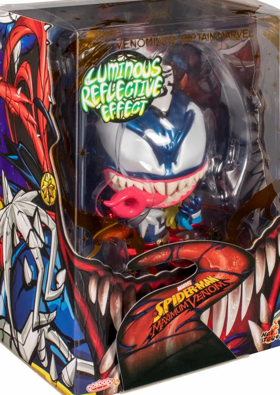Spider-Man: Maximum Venom - Venomized Captain Marvel Cosbaby (S) Hot Toys Figure