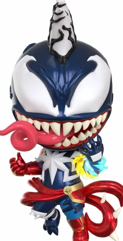 Spider-Man: Maximum Venom - Venomized Captain Marvel Cosbaby (S) Hot Toys Figure