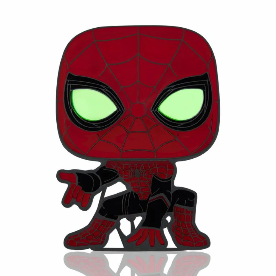 Spider-Man: No Way Home - Spider-Man Glow-in-the-Dark 4" Pop! Enamel Pin