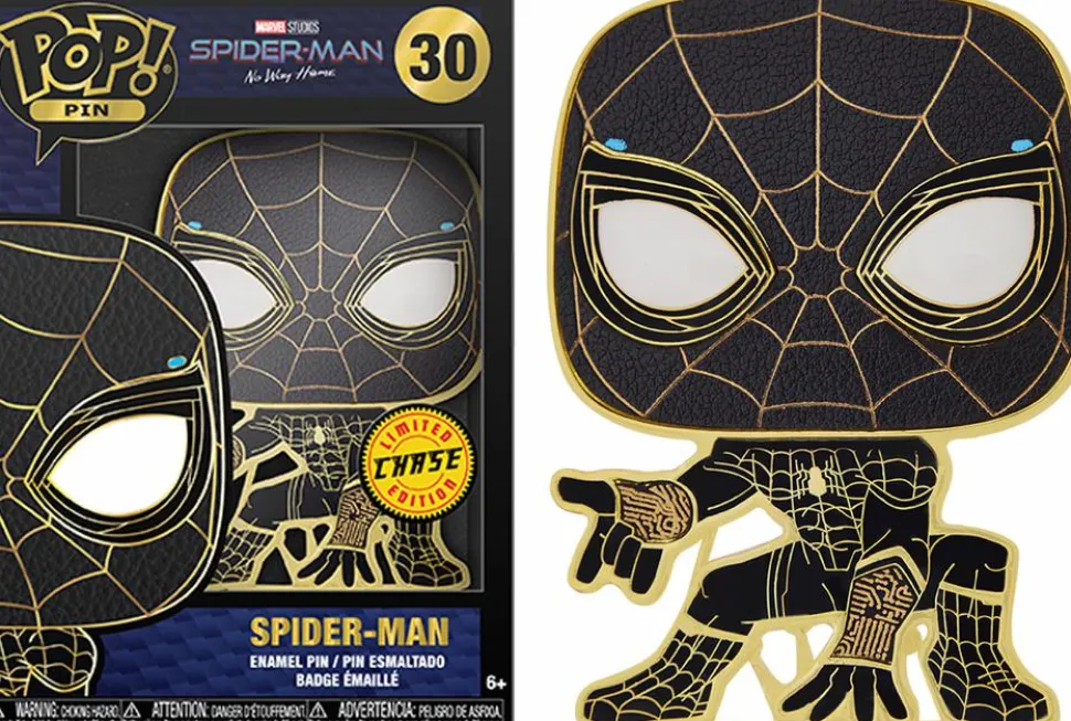 Spider-Man: No Way Home - Spider-Man Glow-in-the-Dark 4" Pop! Enamel Pin