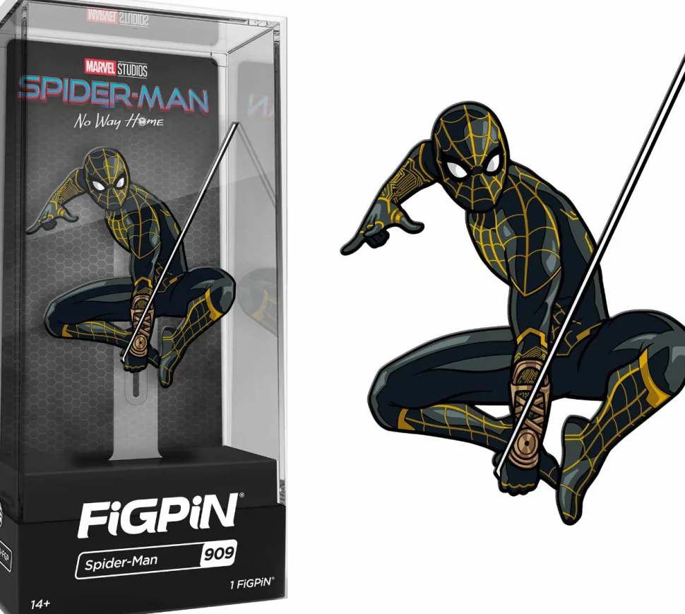Spider-Man: No Way Home - Spider-Man Black & Gold Suit FigPin Enamel Pin