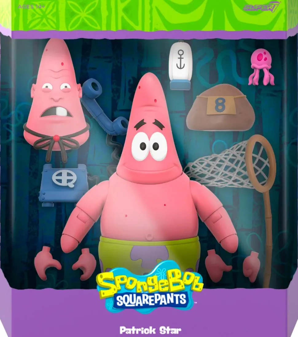 SpongeBob SquarePants - Patrick Star Ultimates! 7” Scale Action Figure (Wave 2)