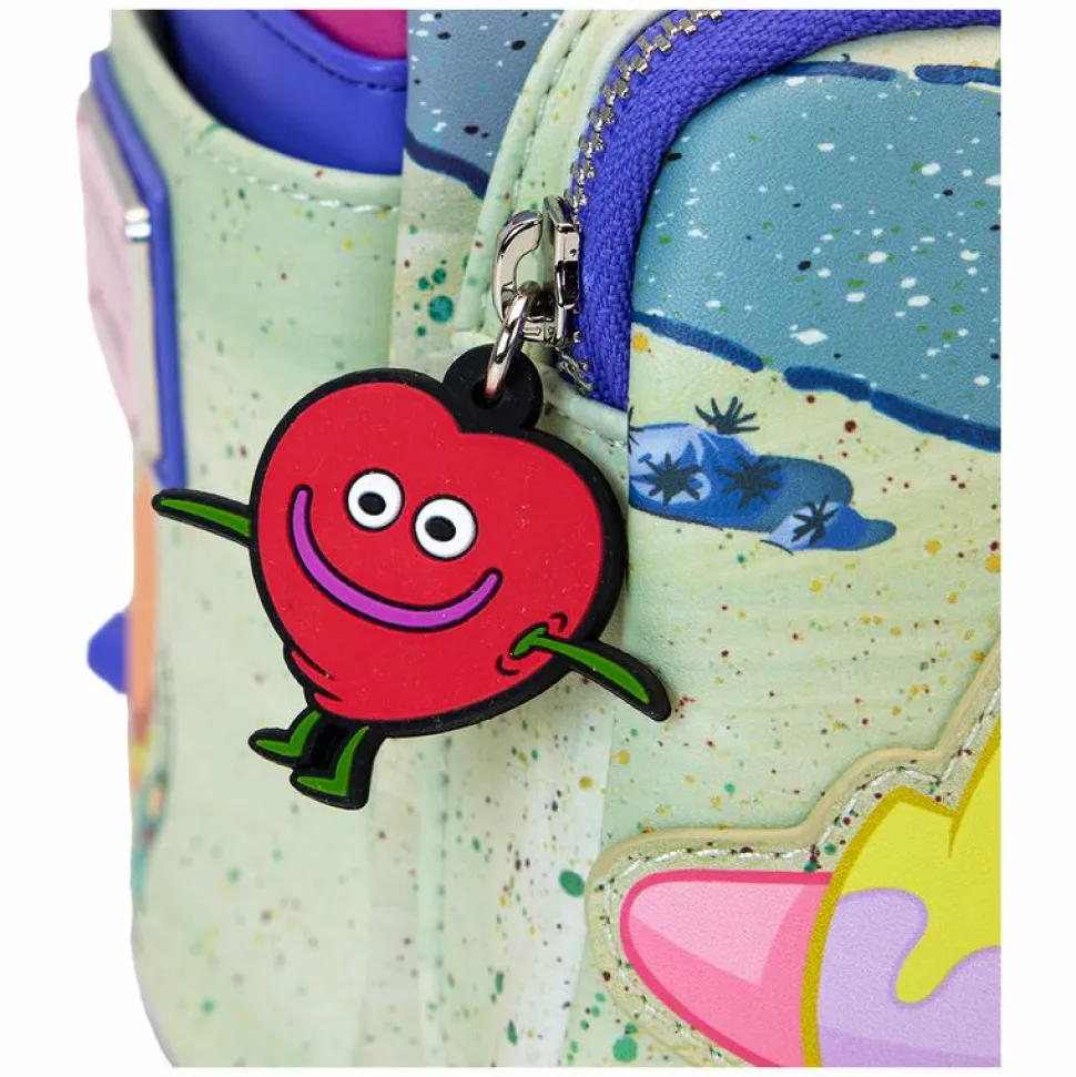 Spongebob Squarepants - Spongebob & Patrick Hearts 10" Faux Leather Mini Backpack