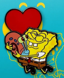 SpongeBob SquarePants - SpongeBob Heart Bobble Enamel Pin