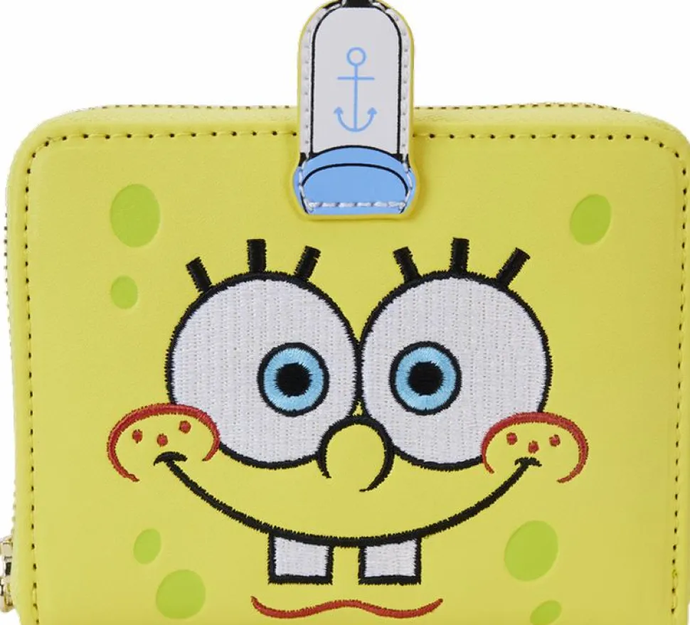 Spongebob Squarepants - 25th Anniversary Spongebob 4" Faux Leather Zip-Around Wallet