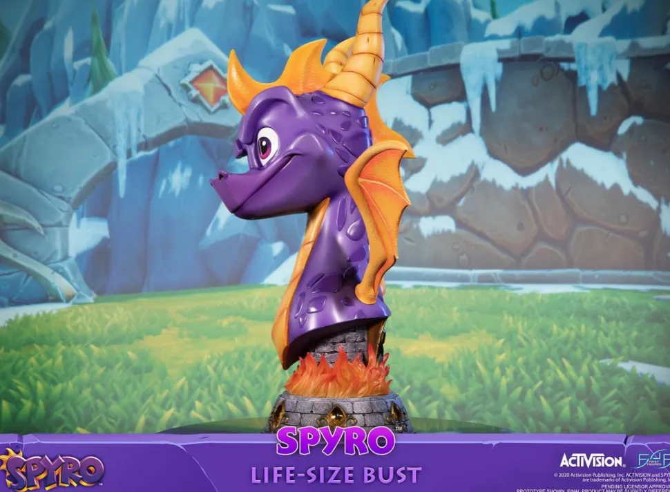 Spyro the Dragon - Spyro the Dragon 1:1 Scale Life-Size Bust